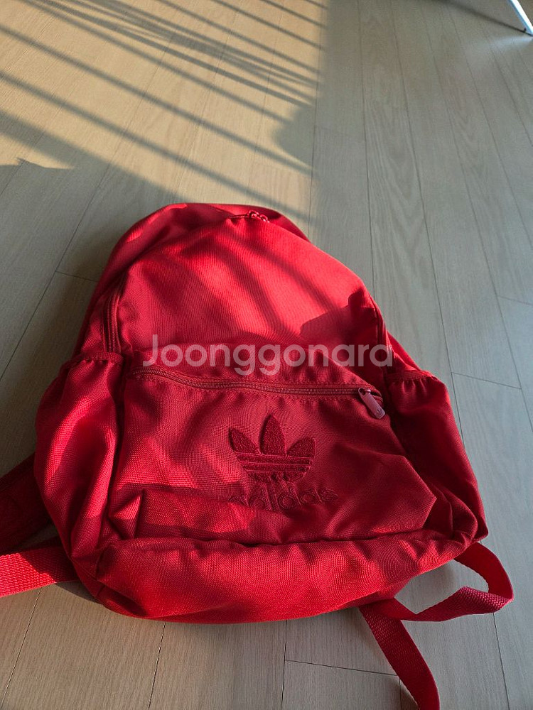 아디다스 레드 백팩--3