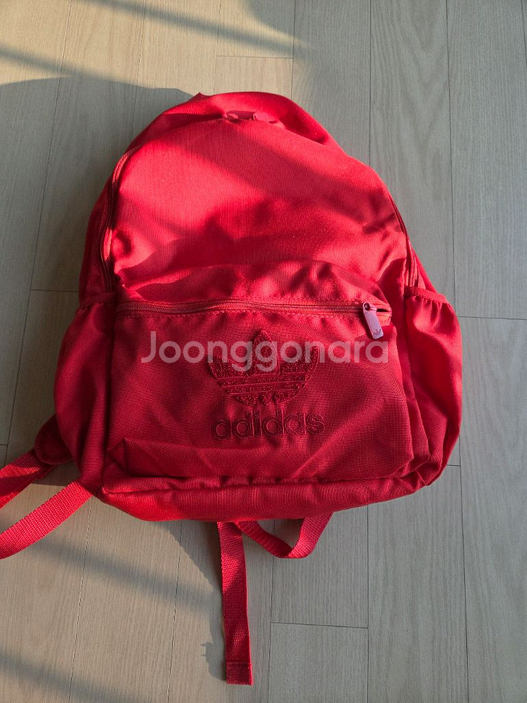 아디다스 레드 백팩--0