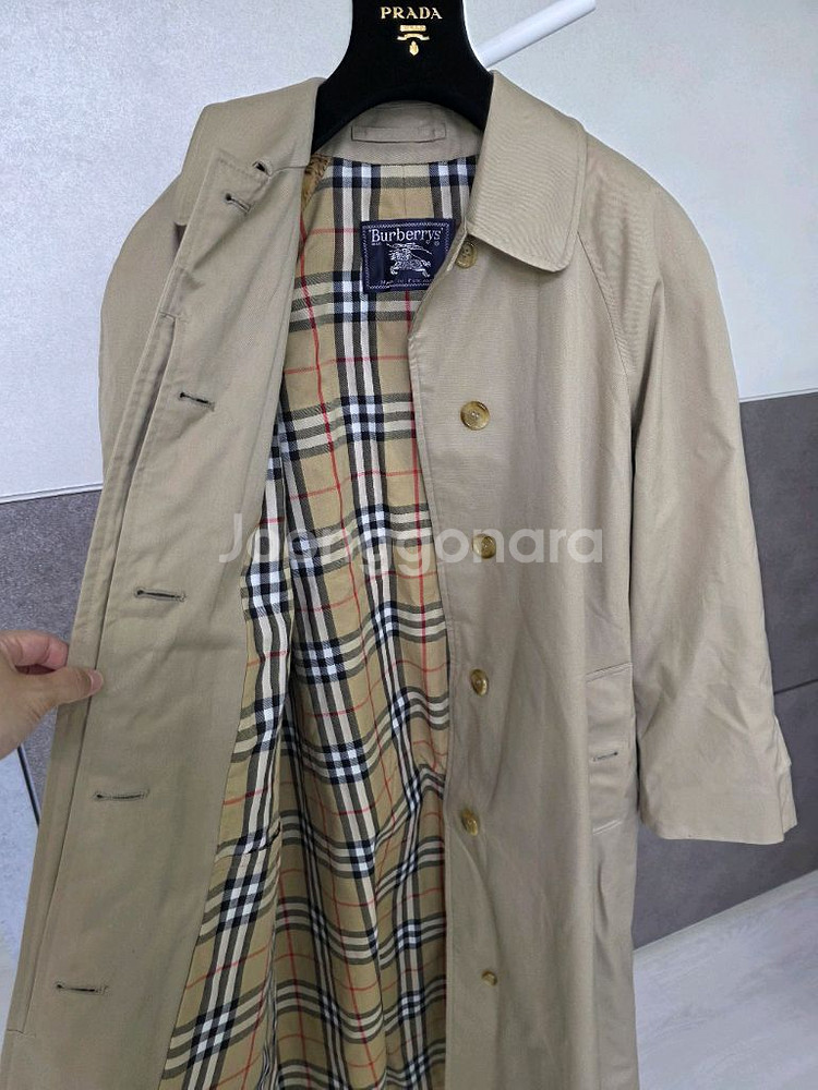 버버리 싱글 트렌치 코트 바바리 105사이즈--2
