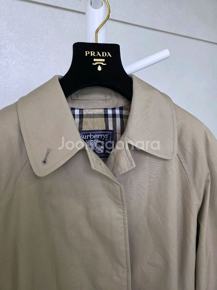 버버리 싱글 트렌치 코트 바바리 105사이즈--4