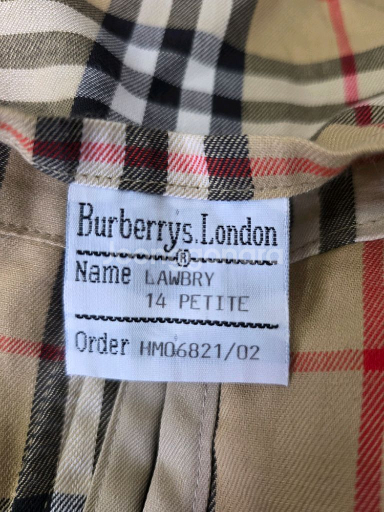 버버리 싱글 트렌치 코트 바바리 105사이즈--8