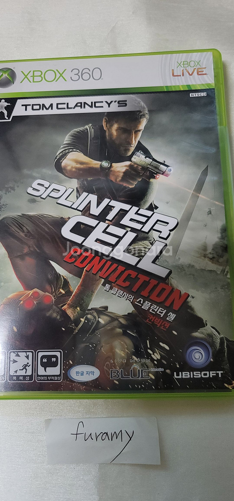 xbox 360 스프린터 셀 컨빅션 국내 한정판--4