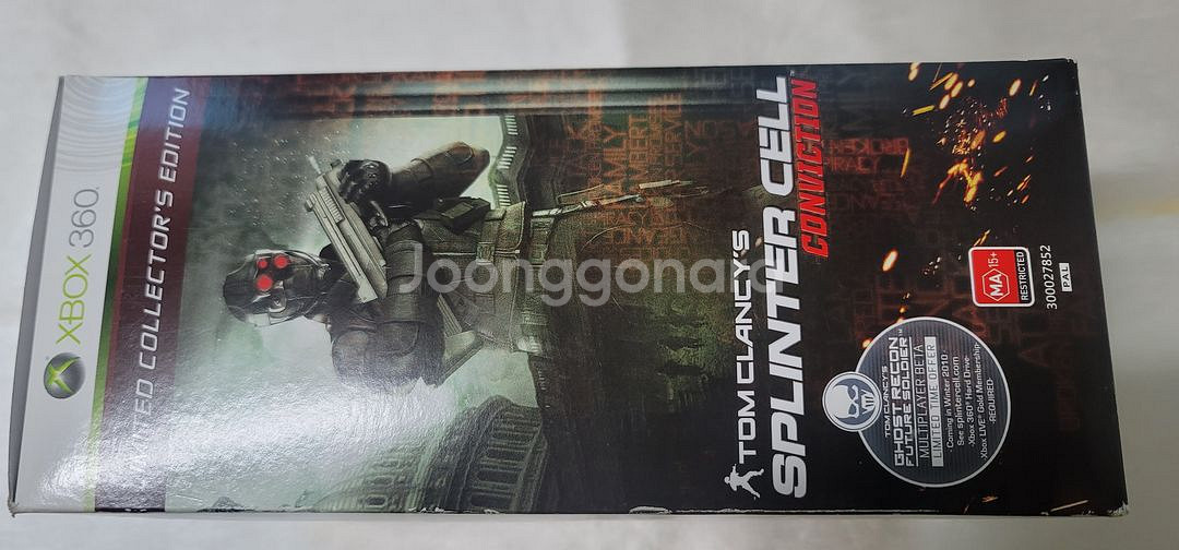 xbox 360 스프린터 셀 컨빅션 국내 한정판--2