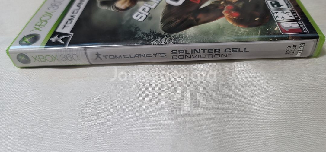 xbox 360 스프린터 셀 컨빅션 국내 한정판--6