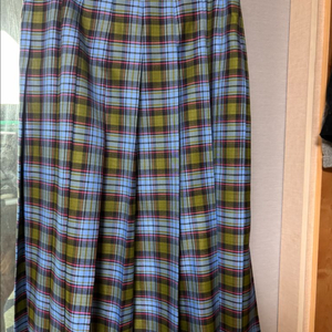 슈퍼라밤바 체크 패턴 치마