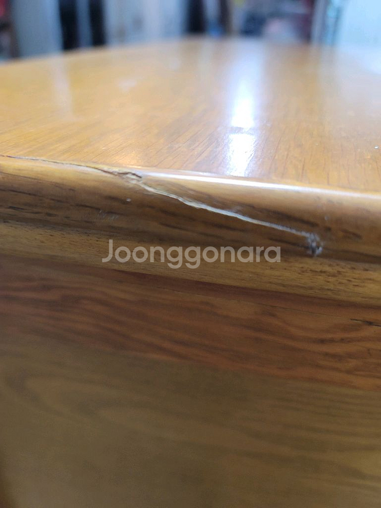 프랑스 빈티지 원목 6단 서랍장--7