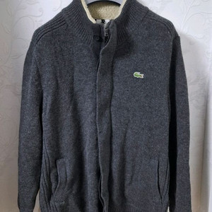 (정품) 라코스테 모100% 방풍 집업 가디건 105