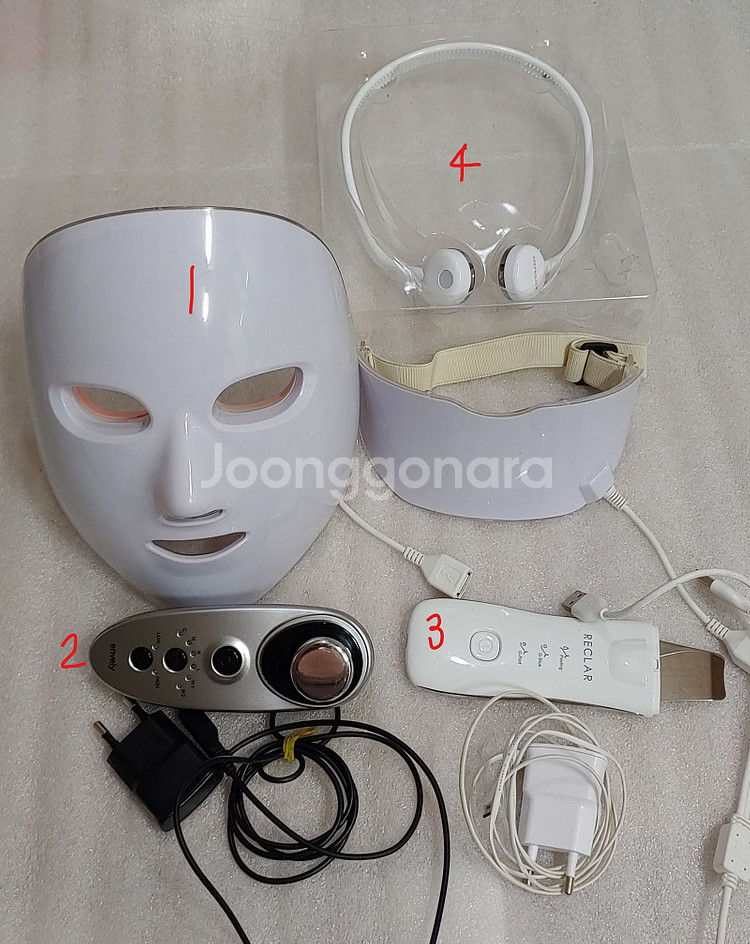 피부미용기 ( 블루레이마스크, envely. reclar, deep & guick) 와 오아블링--0