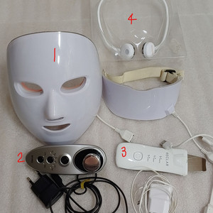 피부미용기 ( 블루레이마스크, envely. reclar, deep & guick) 와 오아블링