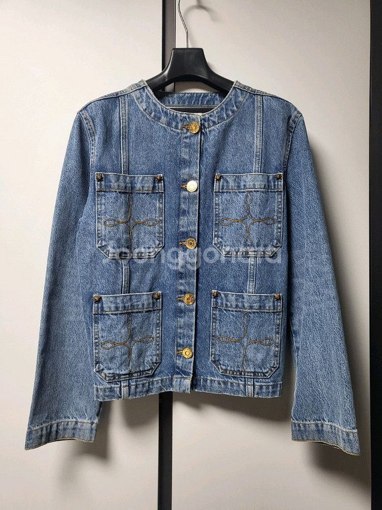 산드로 데님 자켓--0