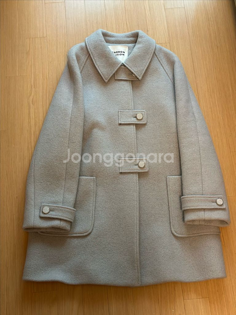 마론에디션 부클 하프 코트--5