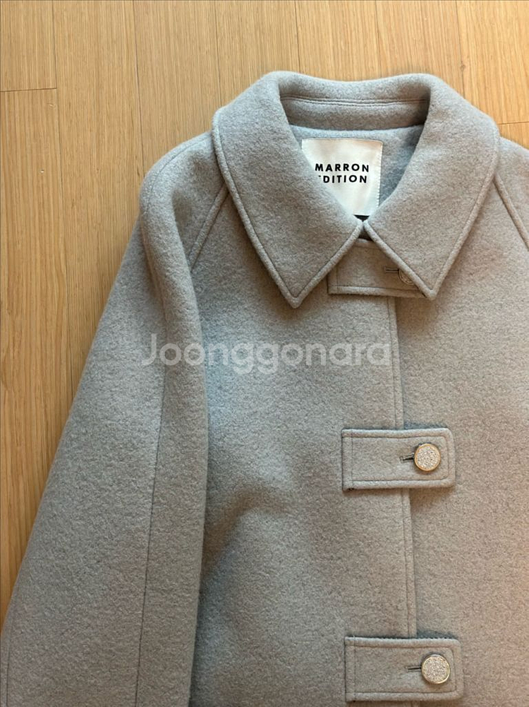 마론에디션 부클 하프 코트--6