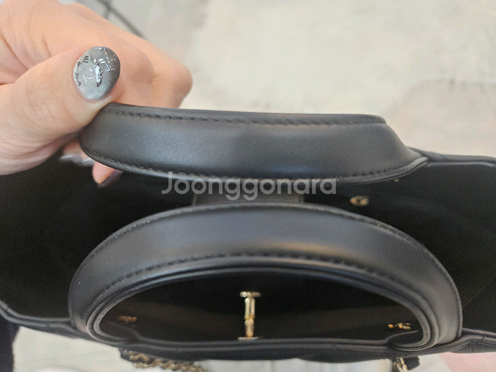 샤넬 쉐브론 토트 숄더백--7