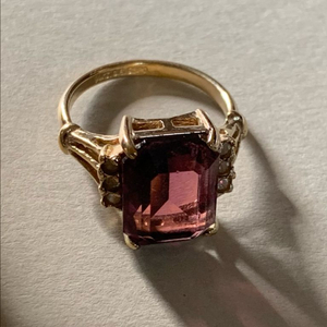 빈티지 보라보라 반지 (14k 전기도금)