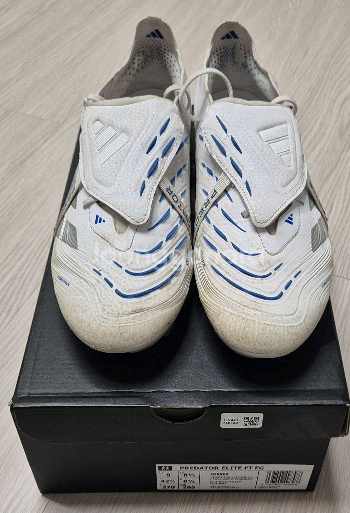 아디다스 프레데터25 엘리트 FT FG 축구화 270 퓨어빅토리팩--1