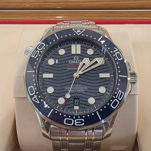 오메가 씨마스터 다이버300 신형 청판물결 논스탬핑 보증서