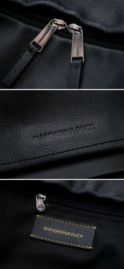 만다리나덕 사가도스 (SAC A DOS) 소프트 그레인 레더 백팩--9