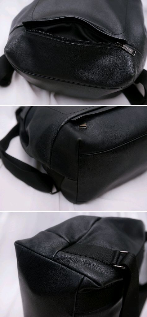 만다리나덕 사가도스 (SAC A DOS) 소프트 그레인 레더 백팩--7