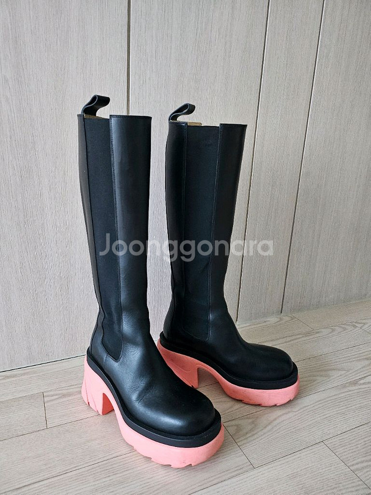 보테가 베네타 타이어 첼시 롱부츠--0