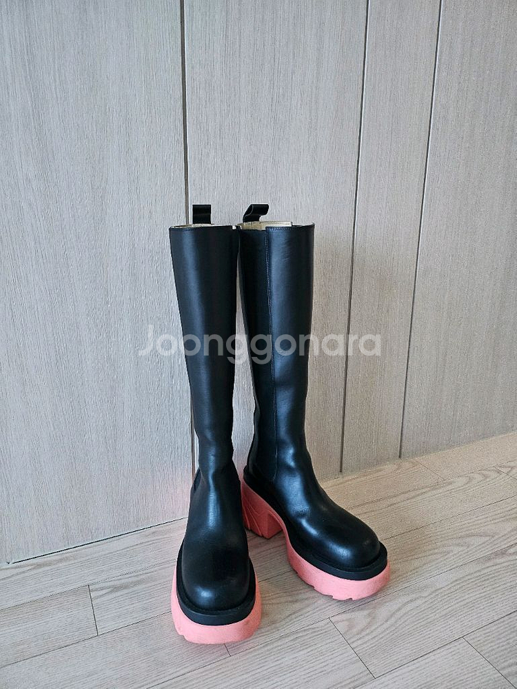 보테가 베네타 타이어 첼시 롱부츠--1