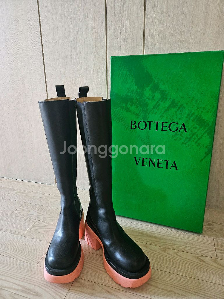 보테가 베네타 타이어 첼시 롱부츠--6