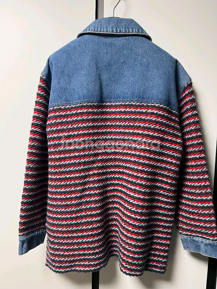 산드로 데님 니트 자켓--6