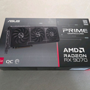ASUS 라데온 RX 9070 OC 16GB 그래픽카드 미개봉