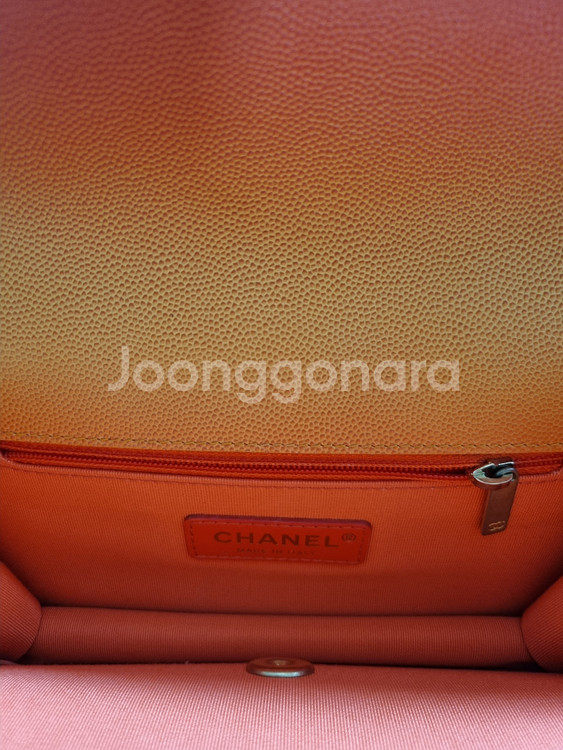 샤넬 캐비어 선셋 그라데이션 플랩백--6