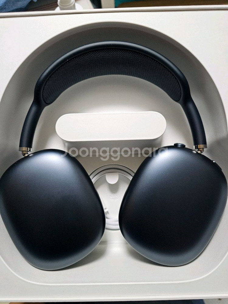 에어팟맥스 2025 9월제조 미드나이트 블루--5