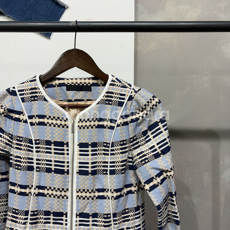 (85) 오조크 여성 캐주얼 체크 원피스--2