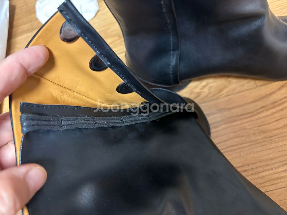 메종마르지엘라 타비 부츠 블랙 38사이즈--2