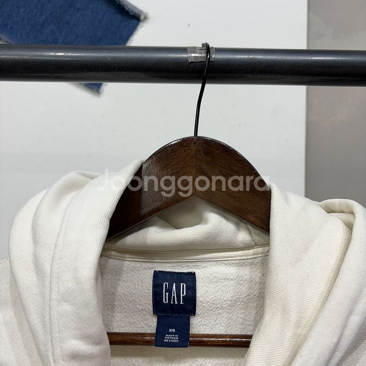 (90) GAP 갭 여성 기모 자수 기모 후드티--1