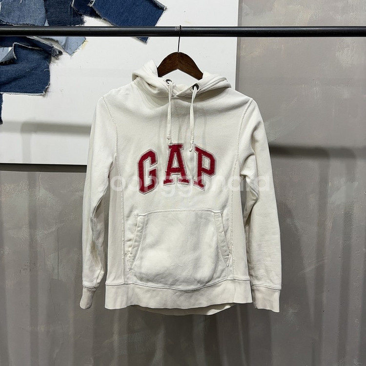 (90) GAP 갭 여성 기모 자수 기모 후드티--0