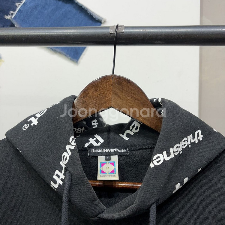 (100) 디스이즈네버댓 스트릿 프린팅 후드티--1