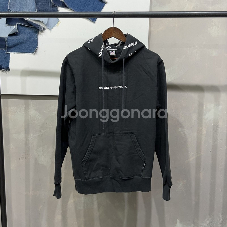 (100) 디스이즈네버댓 스트릿 프린팅 후드티--0