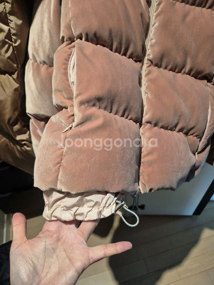 일구포 벨벳 패딩(10y)--1