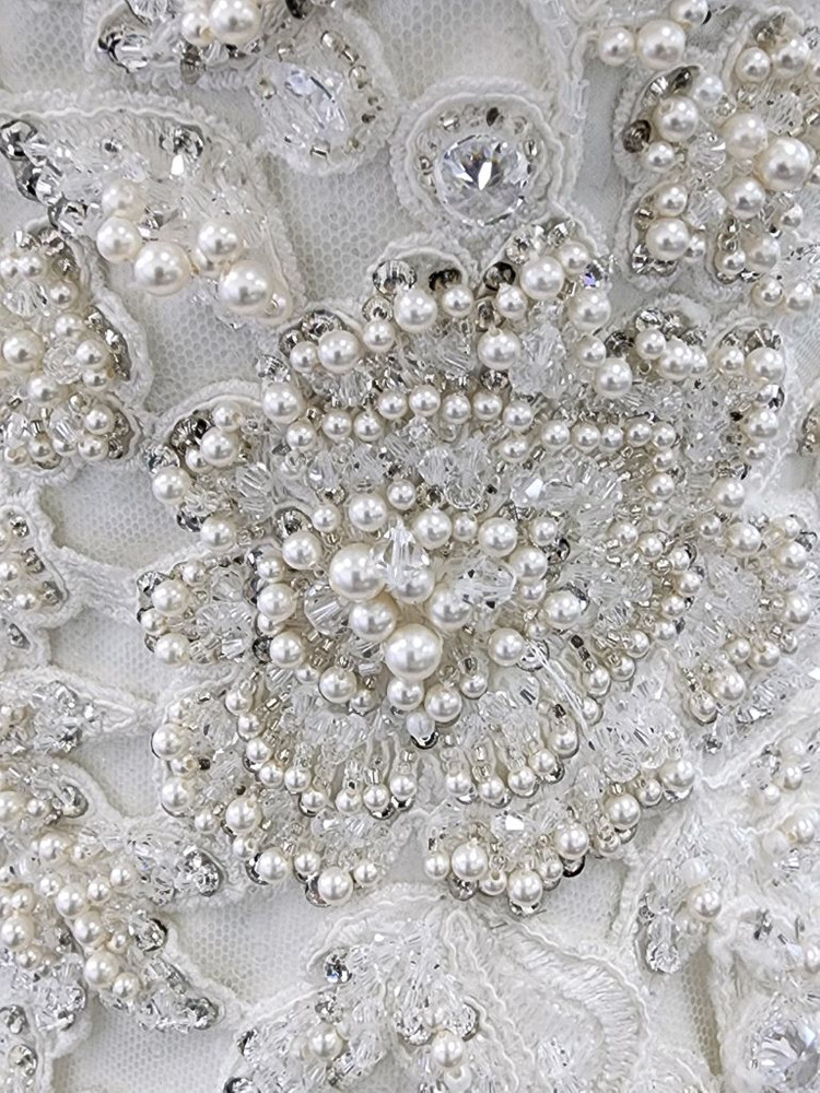 비즈폭탄 웨딩드레스--3