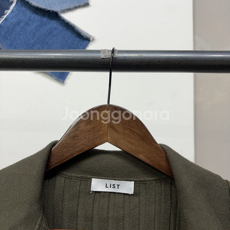 (90) 리스트 LIST 여성 골지 니트 가디건--1