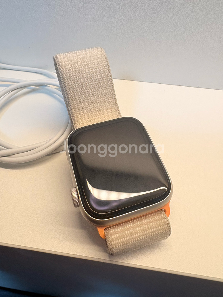 애플워치se2 44mm스타라이트 S급 배터리98--3