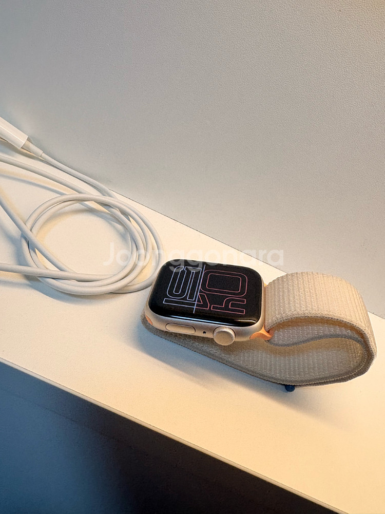 애플워치se2 44mm스타라이트 S급 배터리98--1