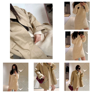 더로랑 모모 니트 드레스 원피스 바닐라