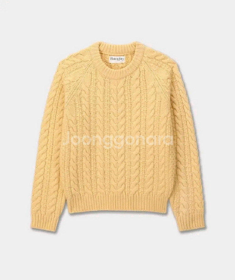 플랫에이티 flateighty 케이블 스웨터--0