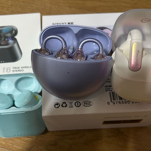 TOZO 블투이어폰 +Sanag 귀찌형블투이어폰2개= 동시