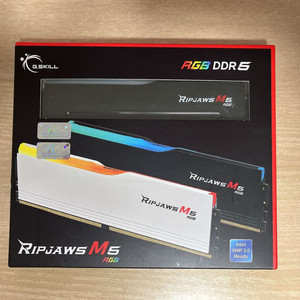 G.SKILL DDR5-6000 CL30 RIPJAWS M5 RGB 블랙 패키지 (32GB(16Gx2))