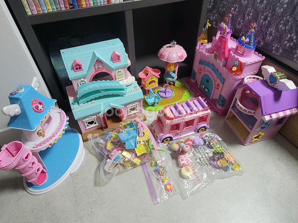 캐치 티니핑 장난감 풀세트 + 티니핑 피규어 35개 + 티니하트윙 + 인형 10개 + 퍼즐 액자 일괄 판매--0