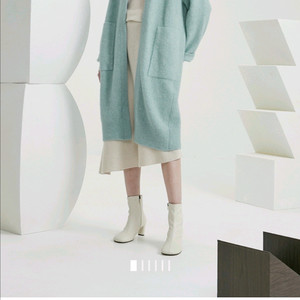 타임 알파카 블렌드 니트 가디건 랑방 마인 더캐시미어