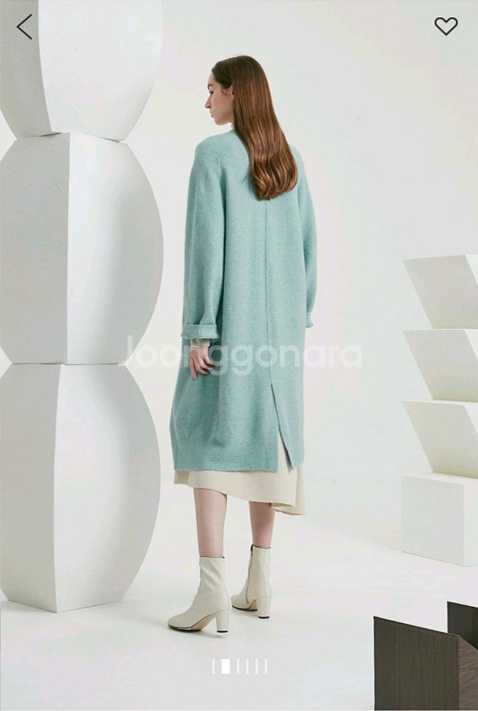 타임 알파카 블렌드 니트 가디건 랑방 마인 더캐시미어--1