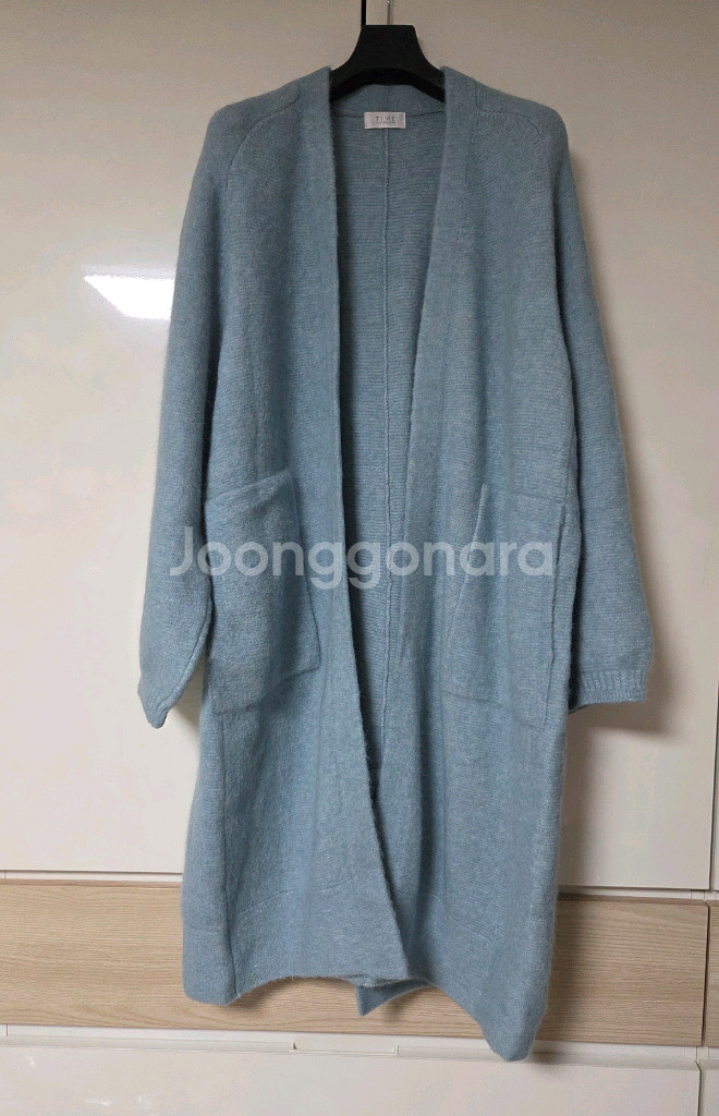 타임 알파카 블렌드 니트 가디건 랑방 마인 더캐시미어--3