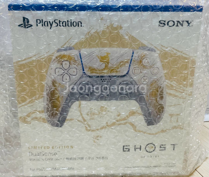 ps5 듀얼센스 한정판 고스트 오브 요테이 미개봉--0