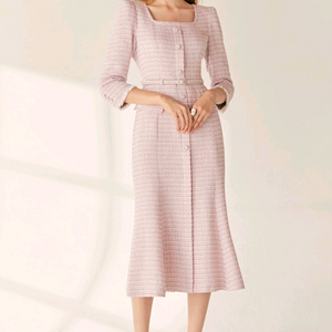 브라이드앤유 멜리사스퀘어넥 드레스 라벤더핑크 2사이즈